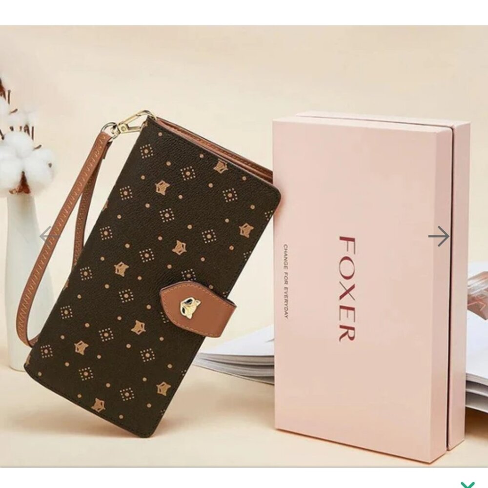 FOXLOVER Wallets for Women Credit Card Holders with RFID NEW IN BOX